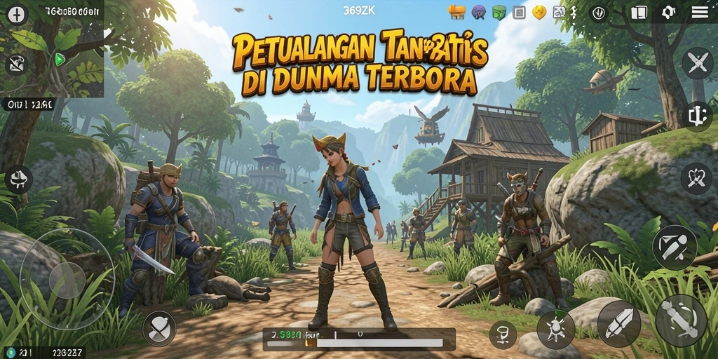 Tampilan gameplay yang menarik di dunia terbuka 369ZK.