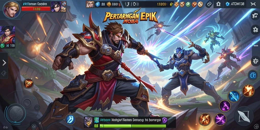 Tampilan dinamis dari pertempuran epik di ATOM138.