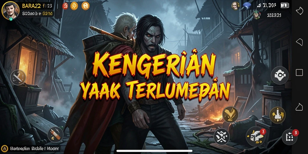 Screenshot menampilkan suasana menegangkan di BARA22.