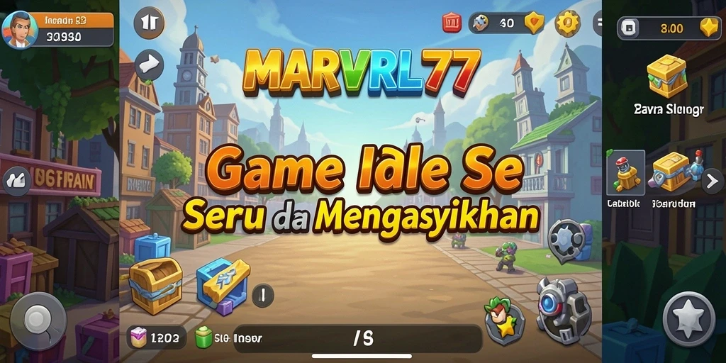 Tampilan gameplay menarik dari MARVRL77 dengan berbagai karakter Idle.