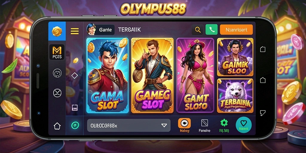 Tampilan mendebarkan dari gameplay OLYMPUS88 yang penuh warna.