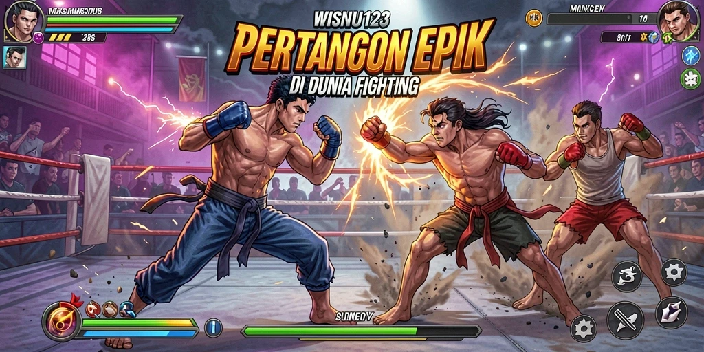 Tangkapan layar gameplay WISNU123 yang penuh aksi dan tantangan.